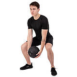 Слембол м'яч набивний для кросфіту і фітнесу Slam Ball Zelart Чорний (вес 7 кг) FI-7474-7, фото 5