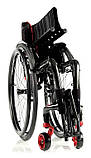 Складана ультралегка інвалідна коляска Sunrise Medical Quickie Krypton F Carbon Folding Active Wheelchair, фото 4