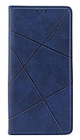 Чохол книжка Business Leather для Samsung Galaxy A16 / A165 на магніті з підставкою темно-синій