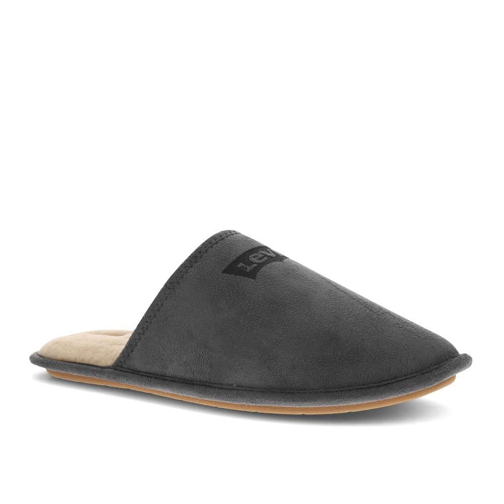 Чоловічі капці Levi's Milton 2 на хутрі 44-45 (11-12 US) 29 см Сірий 1159827522