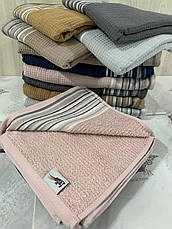 Махрові рушники вафелька махра Febo cotton Turkey 6 шт., фото 3