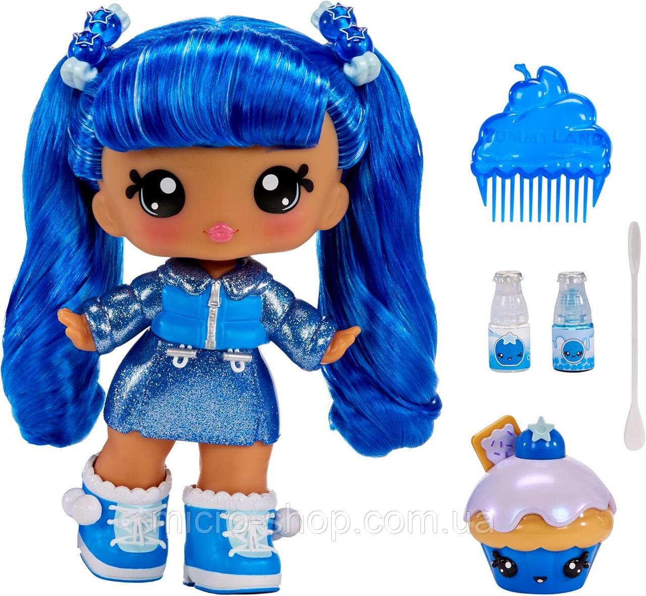 Велика ароматизована лялька Юмміленд Yummiland Rory Blueberry + Lipgloss Pet
