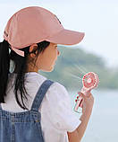 Маленький вентилятор Handy Fan LY-598 акумуляторний із розпиленням води, фото 8