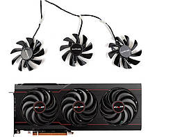 Вентилятор для Sapphire Radeon RX 6800/6800XT Pulse • Заміна кулера GPU • 85 мм • 4-pin роз’єм