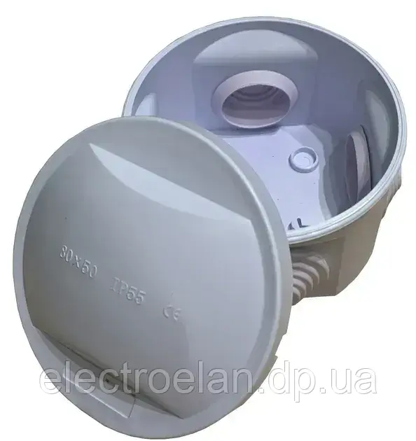 Коробка монтажна герметична IP65 ENERGIO d80*50