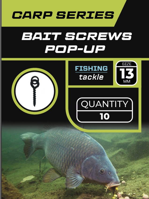 🇺🇦 Гвинт фіксатор з кільцем «Bait screws Pop-Up» , кріплення для плаваючих бойлів 🇺🇦