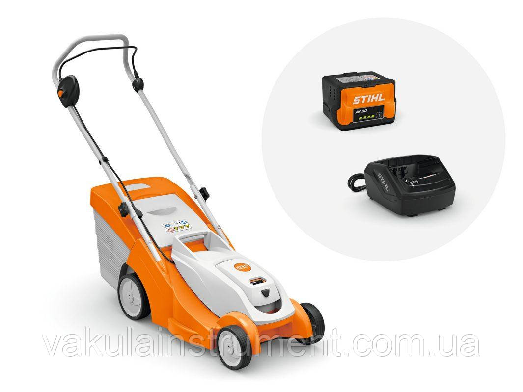 Акумуляторна газонокосарка Stihl RMA 239, 37 см, з АКБ і ЗП