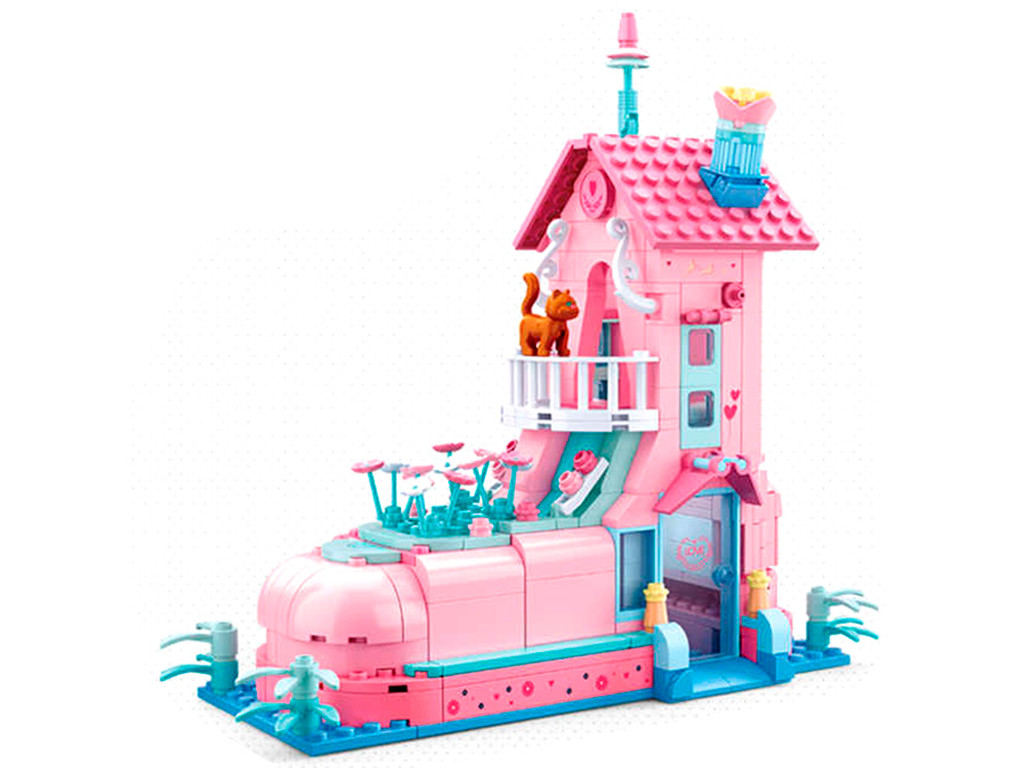 Конструктор SLUBAN M38-B0770 "Girls Dreams": весілля, будинок, фігурки, 398 деталей