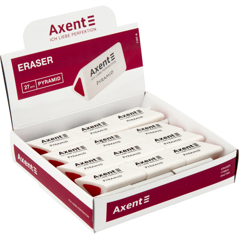Ластик для олівців м'який Axent Pyramid 1187-a