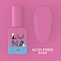 База бескіслотна LUNAMoon Acid Free Base- прозора, для нігтів, 13 мл