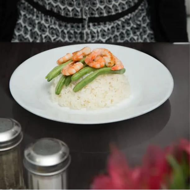 Біла тарілка Arcoroc Restaurant зі склокераміки 254 мм (P3972(24742)