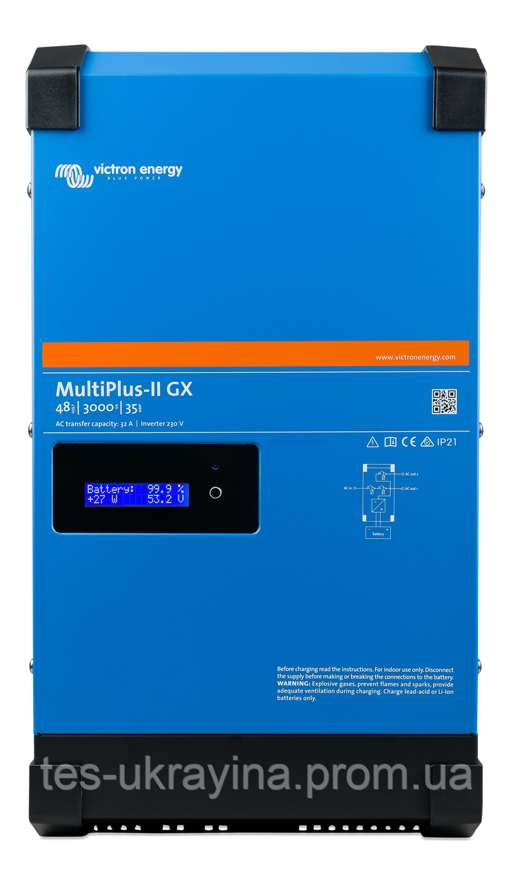 Гібридний інвертор Victron Energy MultiPlus-II 48/3000/35-32 GX, фото 1