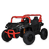 Електромобіль Джип Баггі дитячий (2 мотори 150W, акк 24V7AH, музика, світло, TF, APP) Bambi M 5911EBLR-3-2(24V) Червоний, фото 2