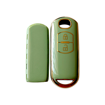 Чохол для ключа Mazda зелений