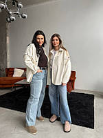 Стильна  жіноча Вітровка-сорочка на вільветі ''Руна''