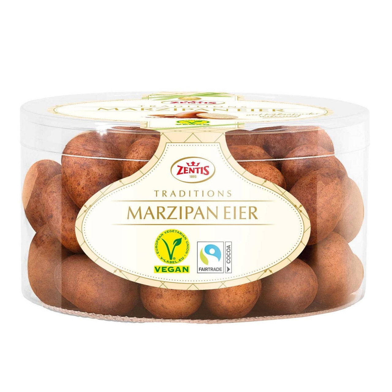 Марципан Zentis Marzipan Eier, картопелька в какао посипці 500 г.