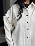 Стильна  жіноча Вітровка-сорочка на вільветі ''Руна'', фото 7