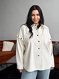 Стильна  жіноча Вітровка-сорочка на вільветі ''Руна'', фото 9