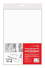 Папір для малюнка та креслення А4 білий 20 аркушів дрібне зерно 200 г/м2 Rosa Studio, 169222002