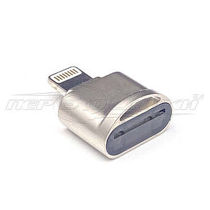 Перехідник OTG Lightning to micro SD Card Reader, фото 4