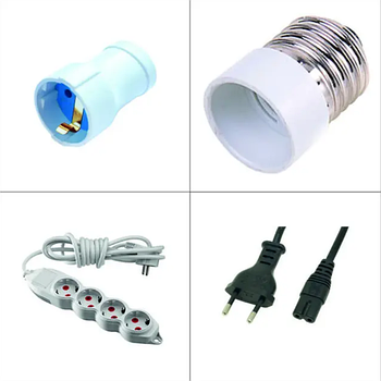 Вилки, колодки електричні