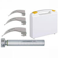 Набір F.O. ларингоскоп педіатричний LED Eco 2,5В + 3 Macintosh клинка Luxamed
