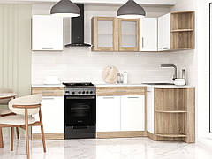 Кухня ЕКО НОВА кутова комплект №1 2.4х1,2 м Зі стільницею