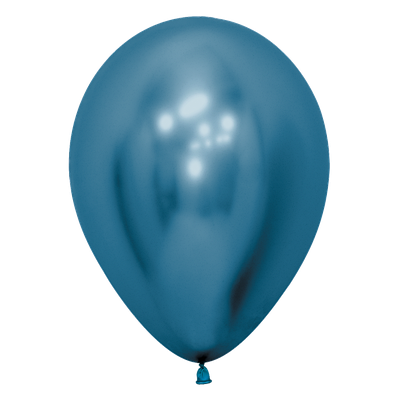 Sempertex 5" Хром Синій Latex Balloons. Латексні кулі без малюнка