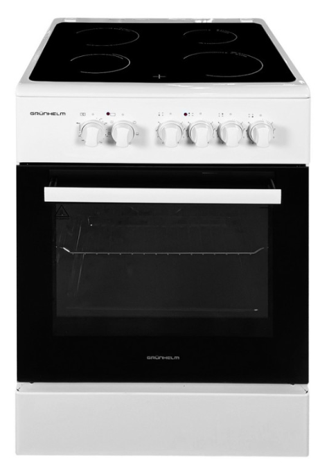 Плита електрична Grunhelm EFC6613W - фото 1 - id-p2542243661