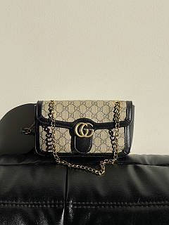 Сумочка жіноча Gucci Marmont чорний (з пакуванням)