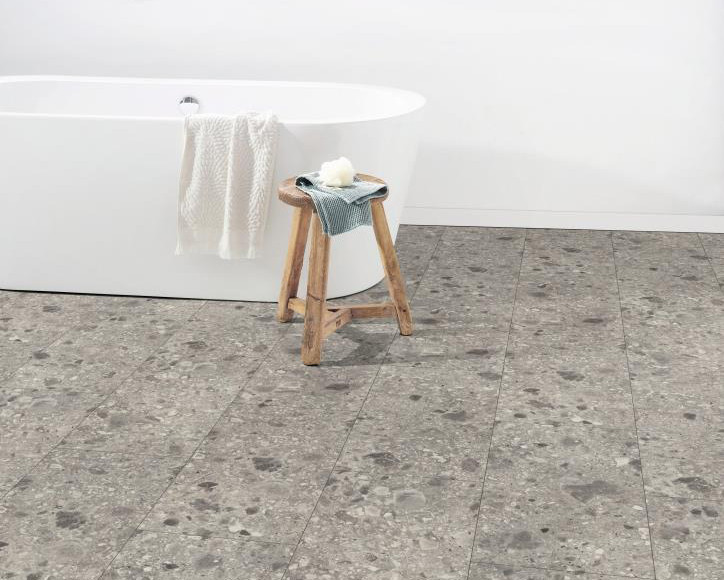 Ламінат EGGER Тераццо Тріестіно сірий 32 клас 8 мм Aqua+, фото 1