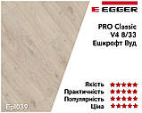 Ламінат EGGER Ешкрофт Вуд 33 клас 8 мм, фото 4