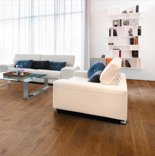 Паркетна дошка Floor`360 Дуб OAK STORY BURNT SIENNA 1-смугова Лак, фото 1