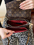 Сумка жіноча Louis Vuitton Pochette Small size моногам, фото 5