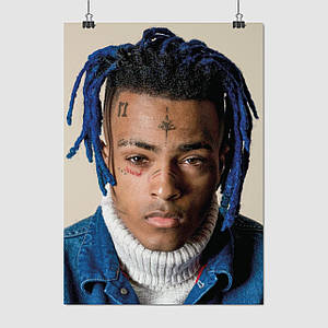 Плакат "Джасей Двейн Онфрой, XXXTentacion", 60×43см