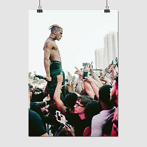 Плакат "Джасей Двейн Онфрой, XXXTentacion", 60×43см