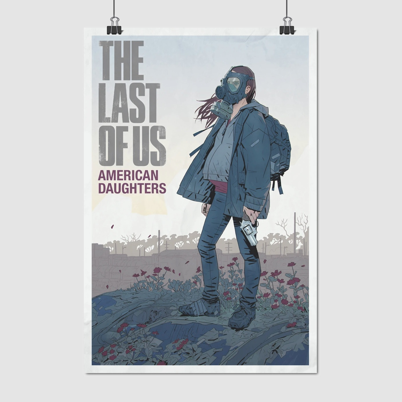 Плакат "Останні з нас, American Daughters, Last Of Us", 60×40см