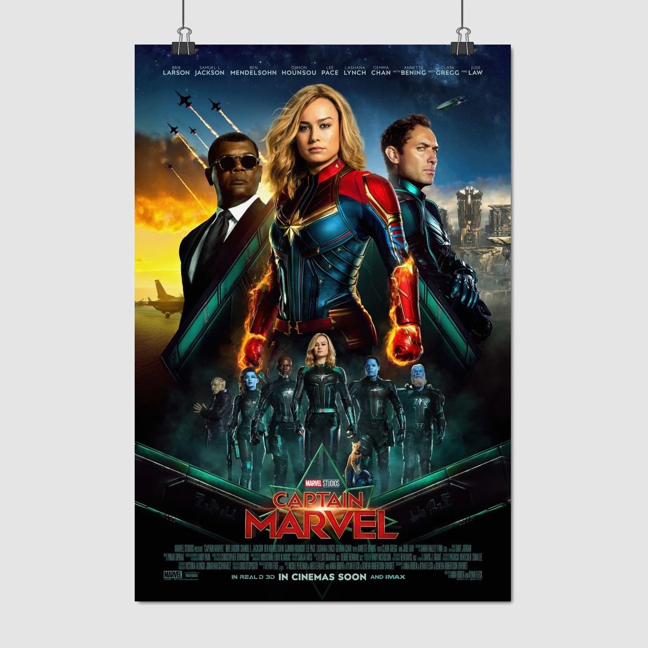 Плакат "Капітан Марвел, Captain Marvel (2019)", 60×41см