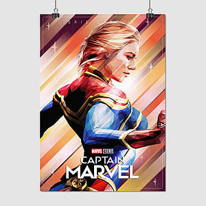 Плакат "Капітан Марвел, Captain Marvel", 60×43см
