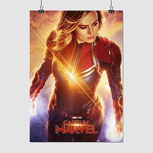 Плакат "Капітан Марвел, Captain Marvel", 60×40см