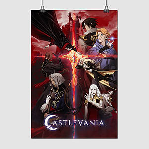 Плакат "Кастлванія, Castlevania", 60×40см