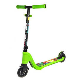 Самокат двоколісний Carrello C1 пластик.PU світ.125мм (зелений) [tsi260466-TSI]