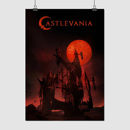 Плакат "Кастлванія, Castlevania", 60×42см, фото 1