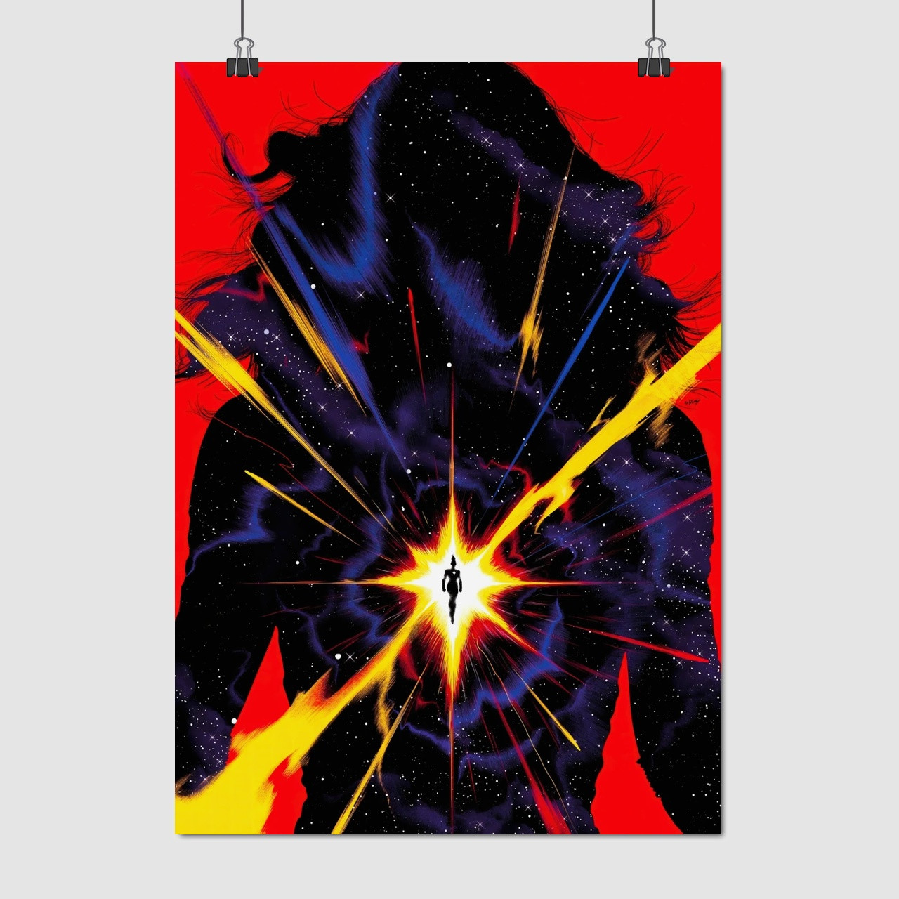 Плакат "Капітан Марвел, Captain Marvel", 60×47см