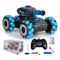 Танк всюдихід на пульту акумуляторний – Машинка на радіокеруванні з акумулятором Танк Стріляє орбізами водяними кульками пульками