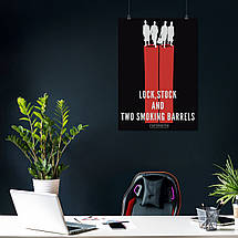Плакат "Карти, гроші та два стволи, що димлять, Lock,stock and two smoking barrels (1998)", 60×43см, фото 4