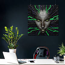 Плакат "SHODAN, System Shock", 60×60см, фото 3