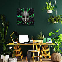 Плакат "SHODAN, System Shock", 60×60см, фото 5