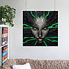 Плакат "SHODAN, System Shock", 60×60см, фото 6