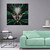 Плакат "SHODAN, System Shock", 60×60см, фото 8